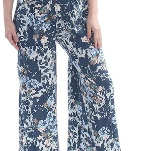 Brand new free people wide leg floral pants